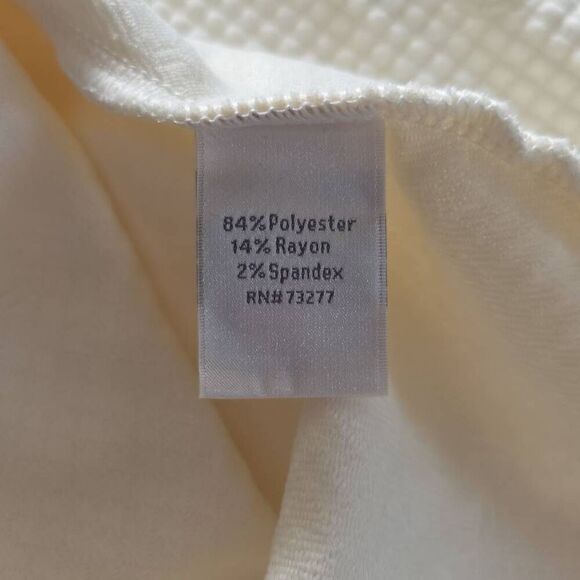 Disney LC Lauren Conrad Women's Large Cream Mickey Embossed Skater Skirt - Picture 5 of 6